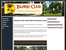 Tablet Screenshot of islandclubatrosemont.com
